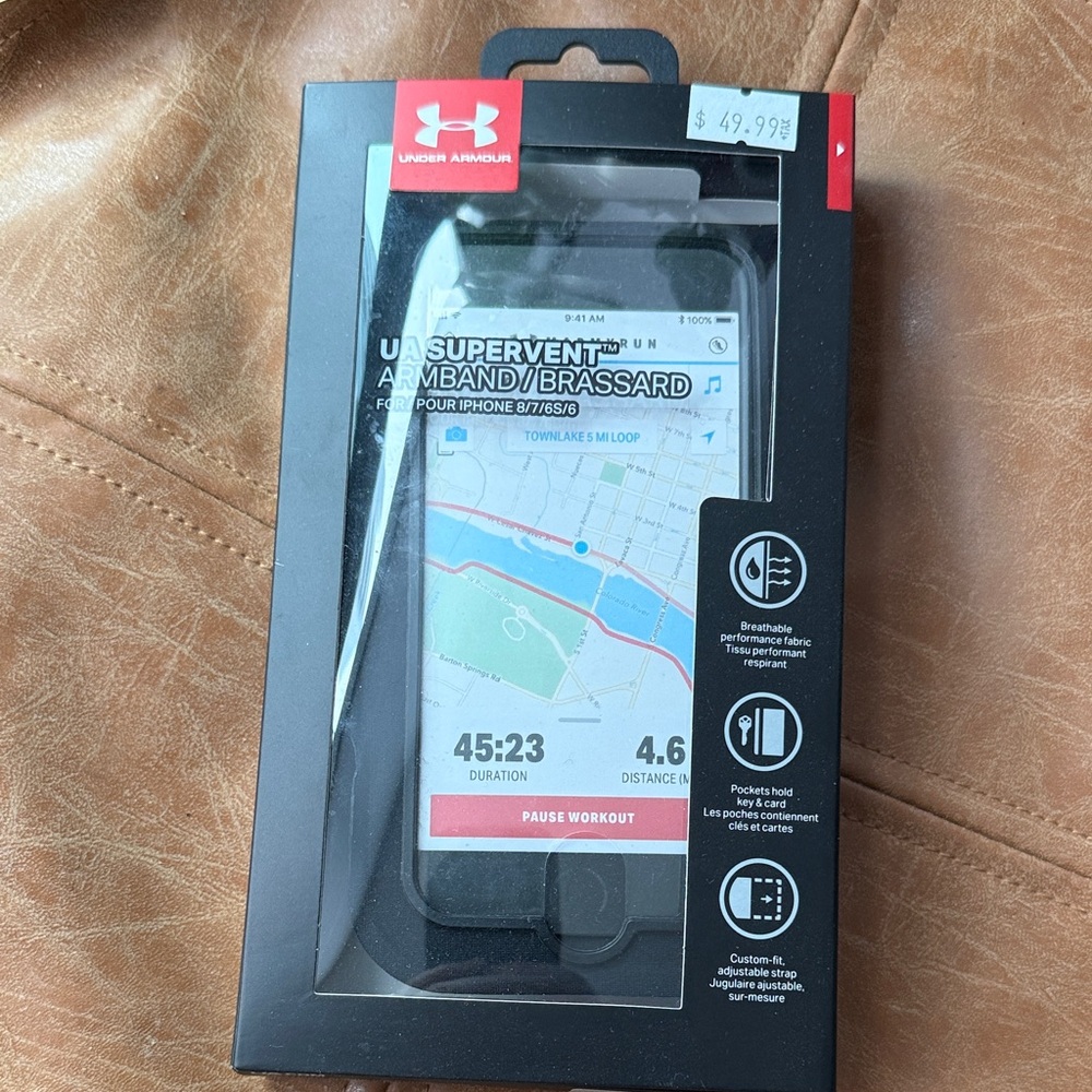 Under Armour Black iPhone 8/7/6S/6 Armband